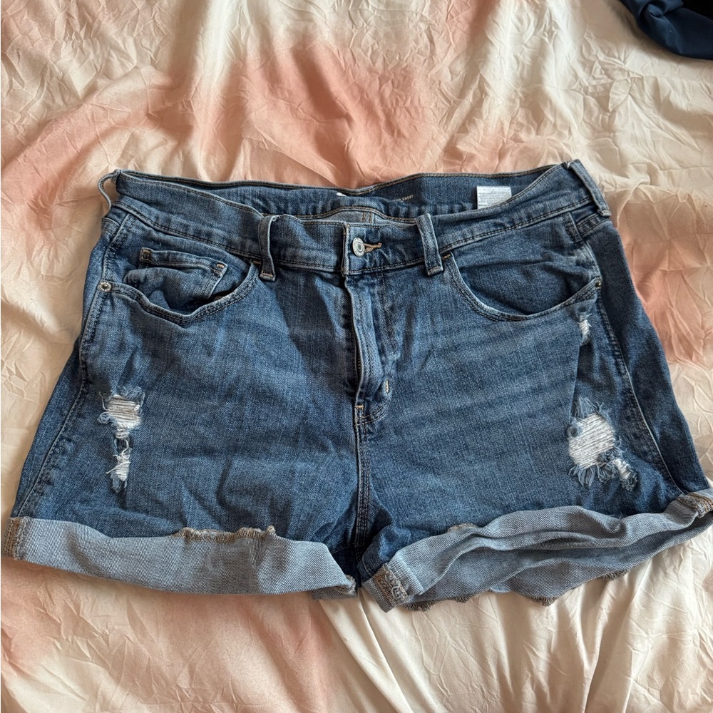 Old Navy Distressed Blue Jean Shorts